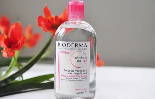 nước tẩy trang bioderma màu hồng dành cho da 